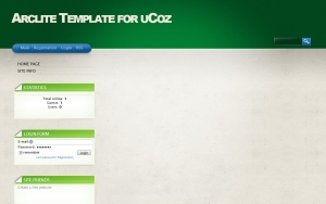 ArcLite Templates for uCoz